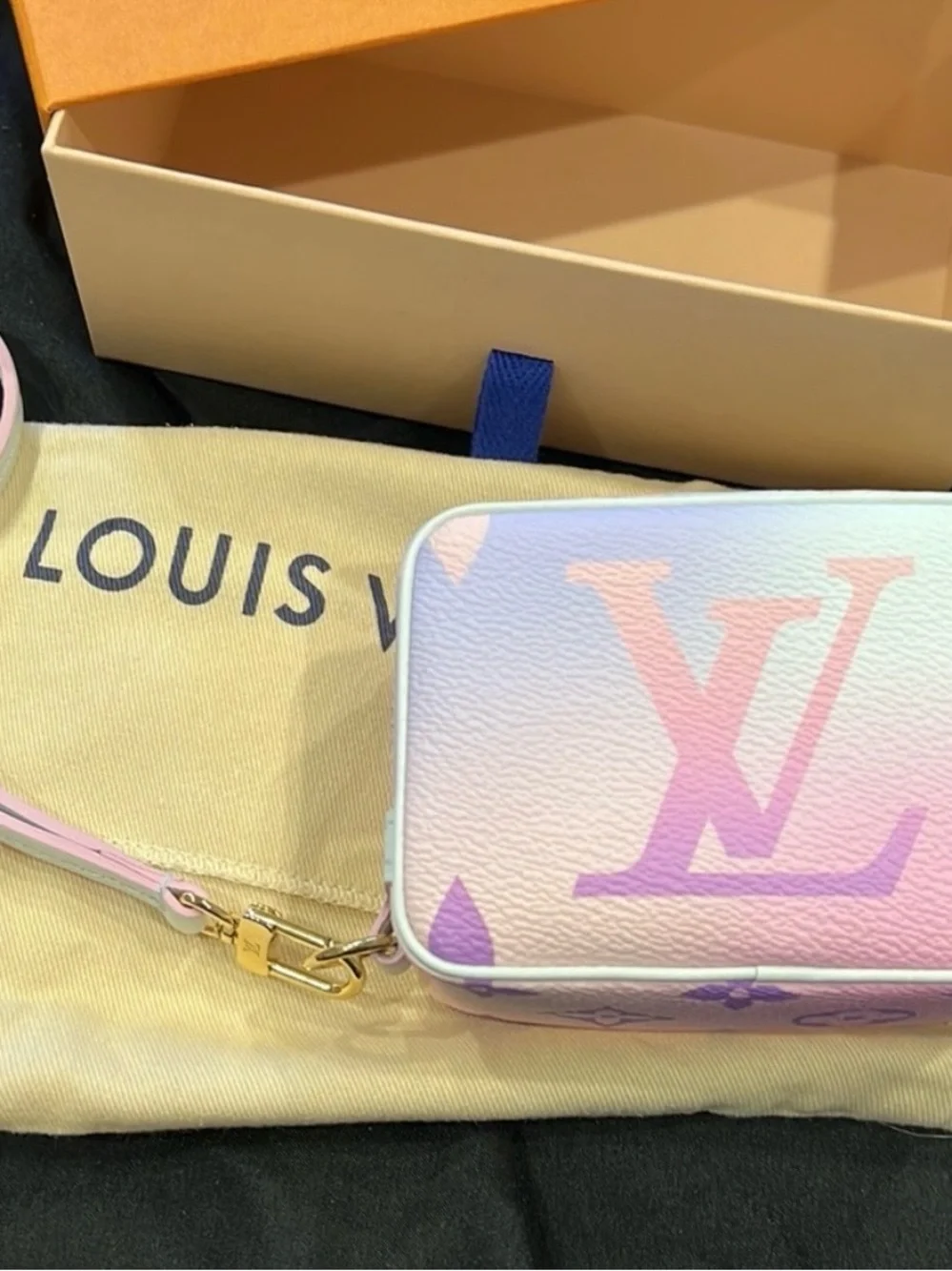 Louis Vuitton Wapity Case Sunrise Pastel Wristlet Limited Edition